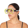 Schnorchelmaske Capri Slt Klar-Gelb Seac 9419Y
