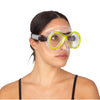 Schnorchelmaske Capri Slt Klar-Gelb Seac 9419Y