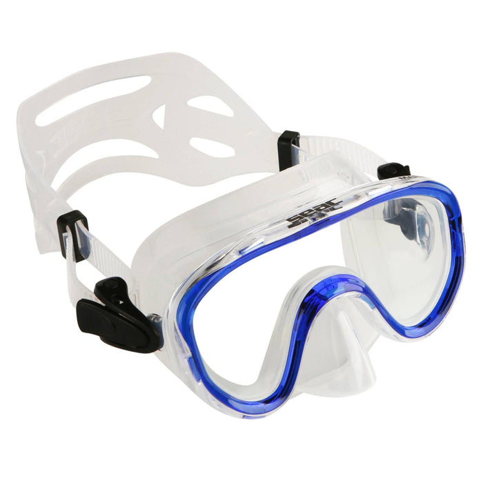 Schnorchelmaske Marina Kinder Klar-Blau Seac 9426B