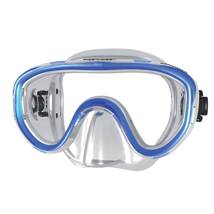 Schnorchelmaske Marina Kinder Klar-Blau Seac 9426B