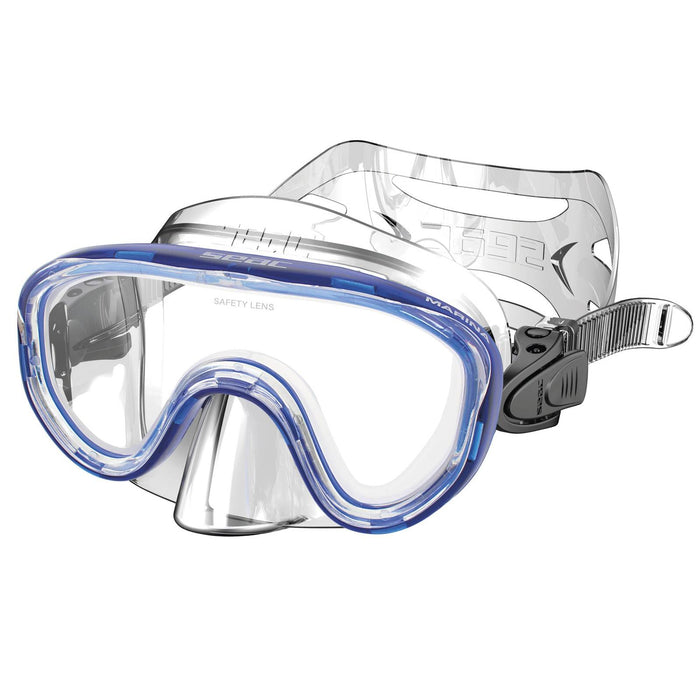 Schnorchelmaske Marina Kinder Slt Klar-Blau Seac 9428B