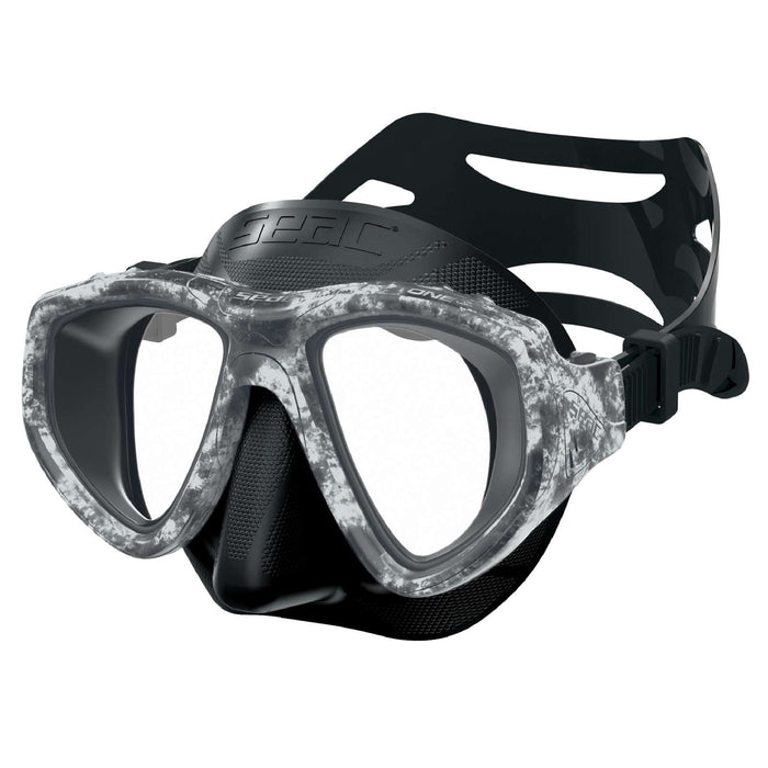 Freitauchmaske One Camo Schwarz-Grau Seac 9449CG