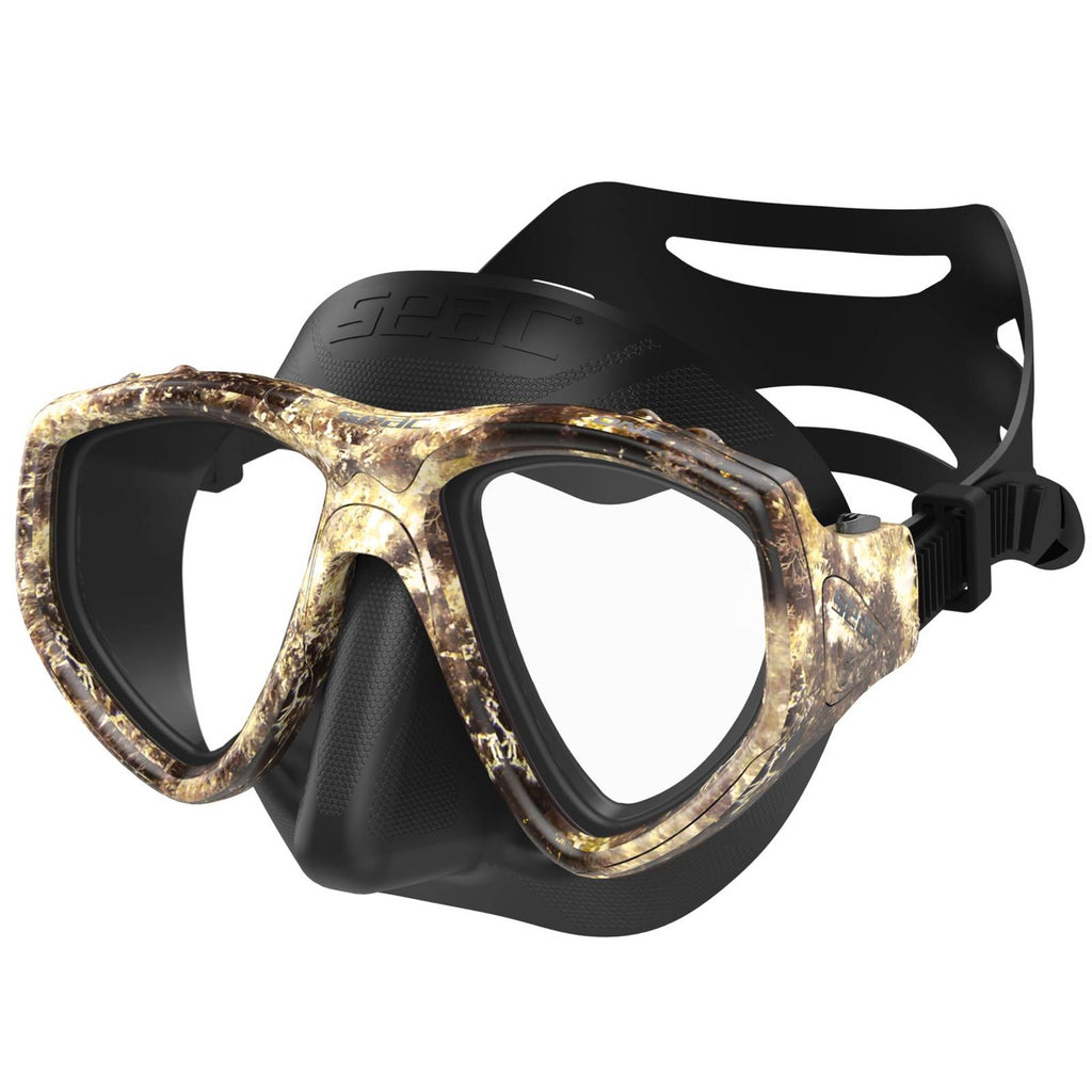 Freitauch- und Spearfishing-Maske One Camo Seac 9449K