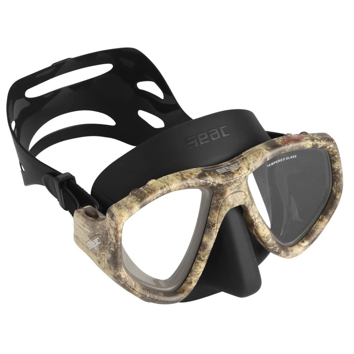 Freitauch- und Spearfishing-Maske One Camo Seac 9449K