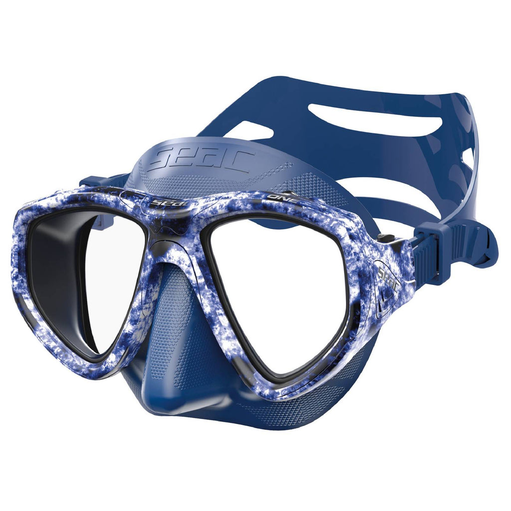 Freitauchmaske One Camo-Blau Seac 9450CB