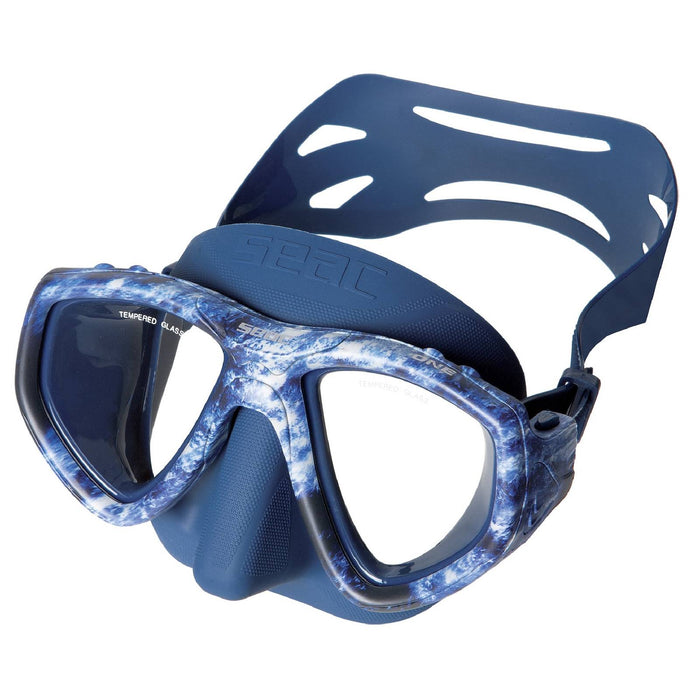 Freitauchmaske One Camo-Blau Seac 9450CB