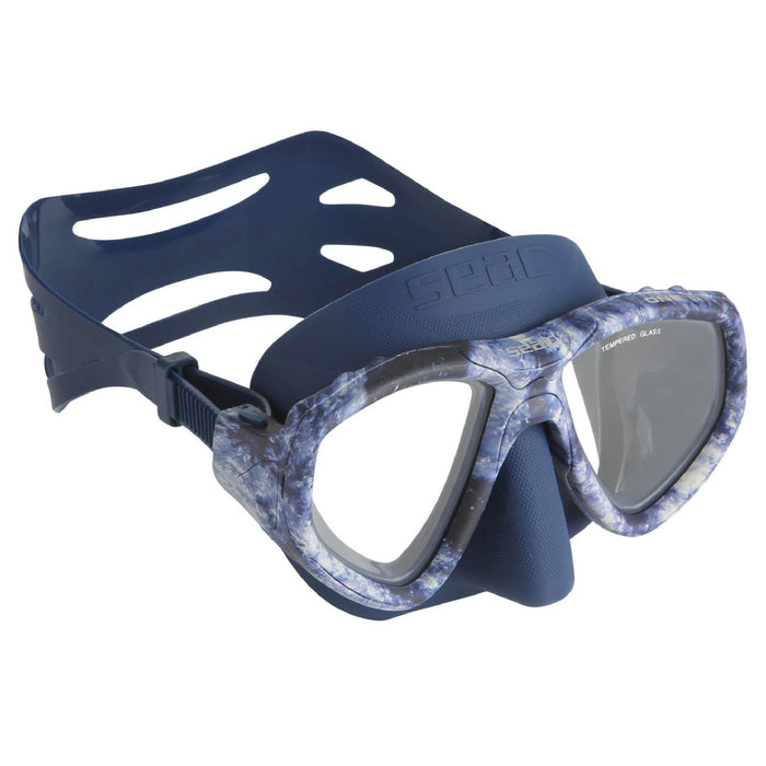 Freitauchmaske One Camo-Blau Seac 9450CB