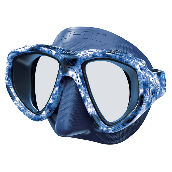 Freitauchmaske One Camo-Blau Seac 9450CB