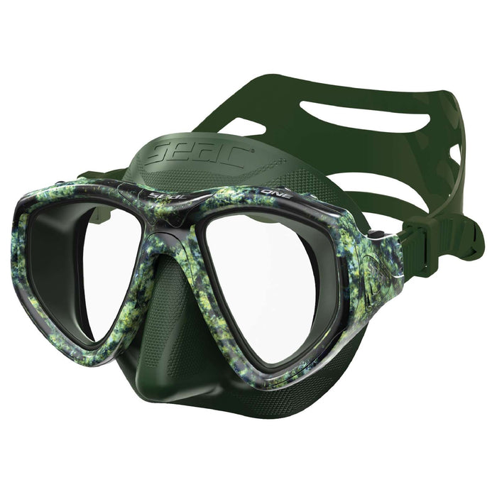 Freitauchmaske One Camo Grün Seac 9452CV