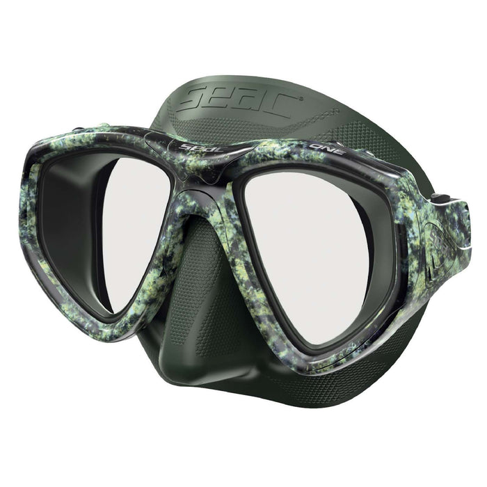 Freitauchmaske One Camo Grün Seac 9452CV