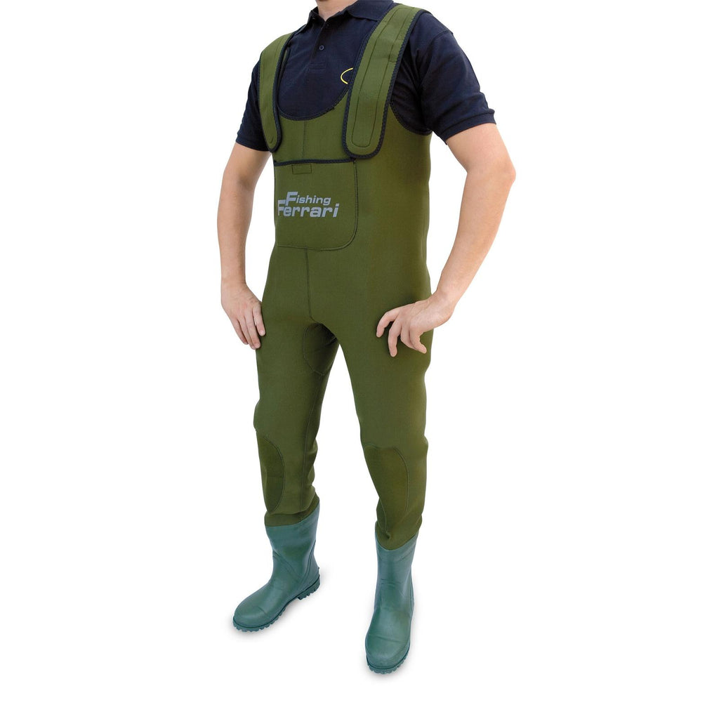 Neopren-Brustwathose 4,5mm Größe 46 Fishing Ferrari 9529046
