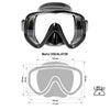 Tauchermaske Visualator Schwarz Marlin 9899
