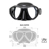 Spearfishing Maske Hunter Schwarz Marlin 9901