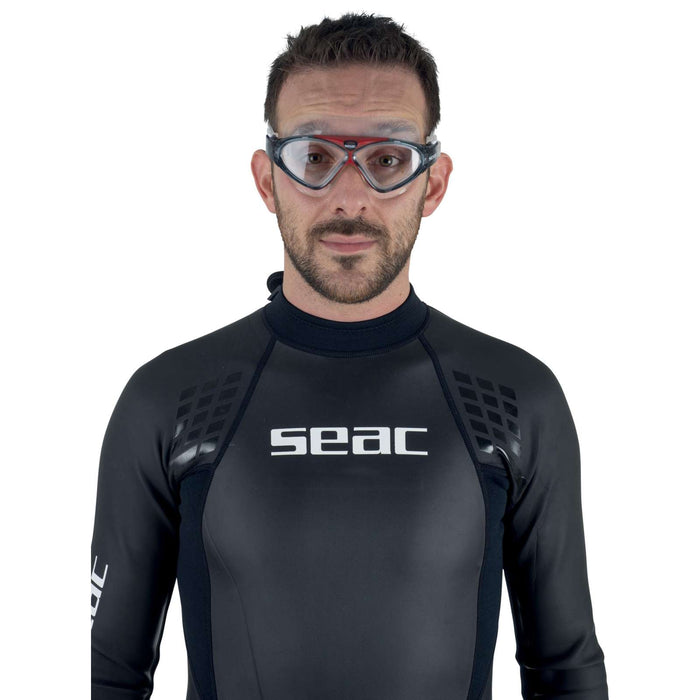 Schwimmmaske Vision Hd Klar-Rot Seac 9908R