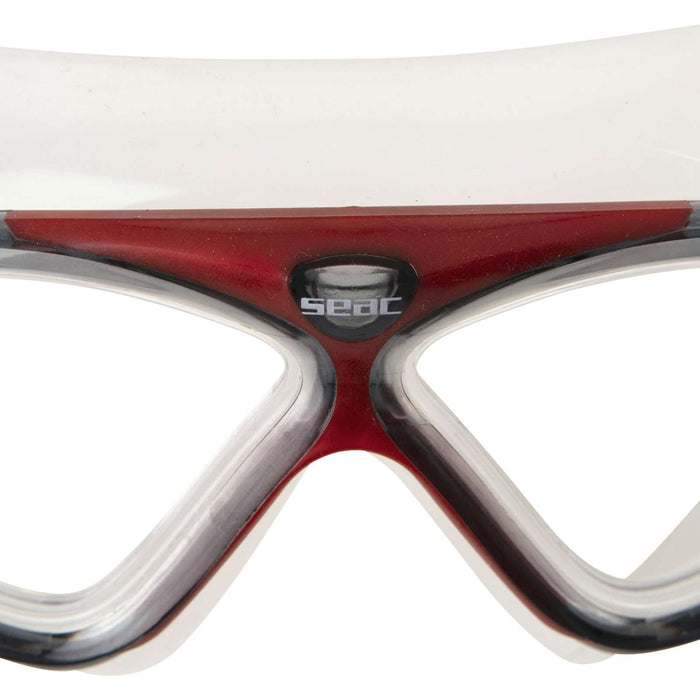 Schwimmmaske Vision Hd Klar-Rot Seac 9908R