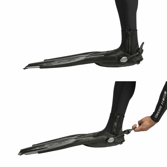 Diving Fins Thor Ebs Black XL-EU 45-49-UK 10-12 Cressi BE155045
