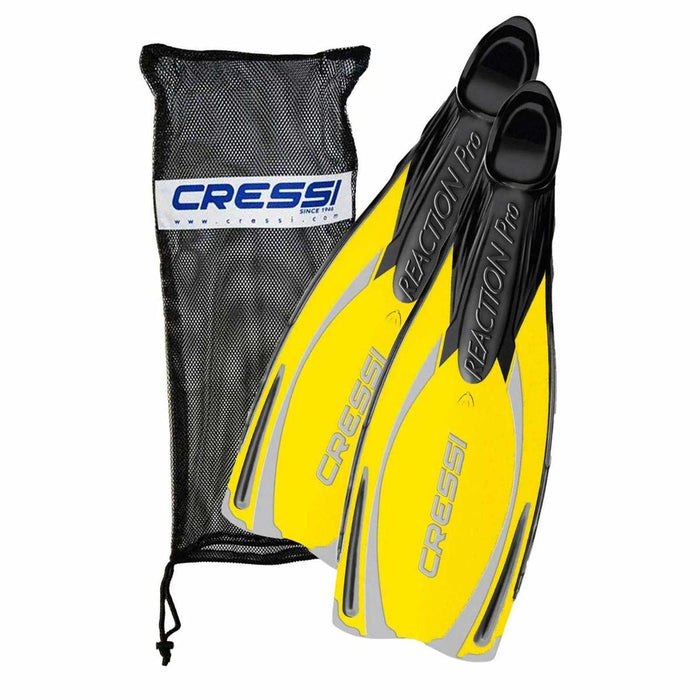 Diving Fins Reaction Pro Yellow-Grey EU 40-41-UK 6,5-7 Cressi BG191040