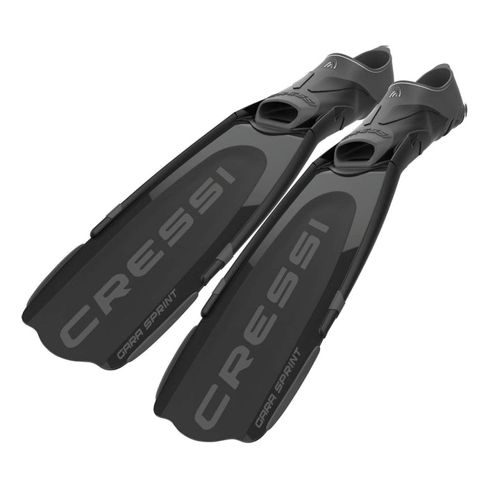 Freediving Fins Gara Modular Sprint Black EU 36-37-UK 3-4 Cressi BH085036