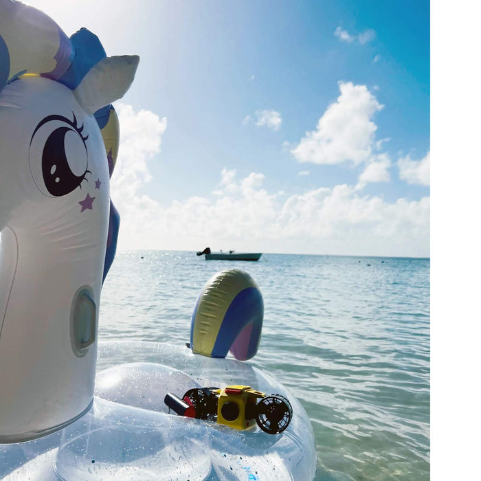 Schwimmkörper 'Einhorn' mit Fernbedienung für Unterwasser-Scooter C1 Lefeet C030012