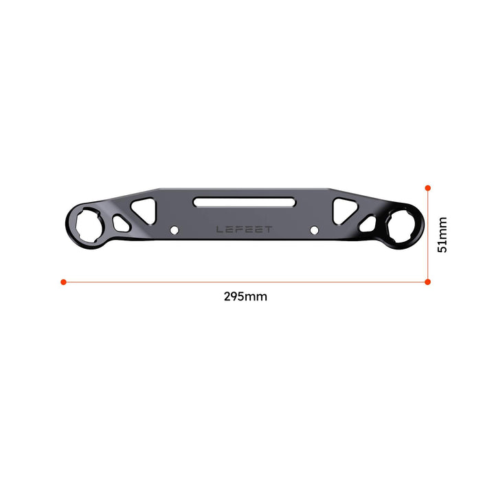 Dual-Schienen-Kit für Unterwasser-Scooter P1 und P1 XR Grau Lefeet C040008