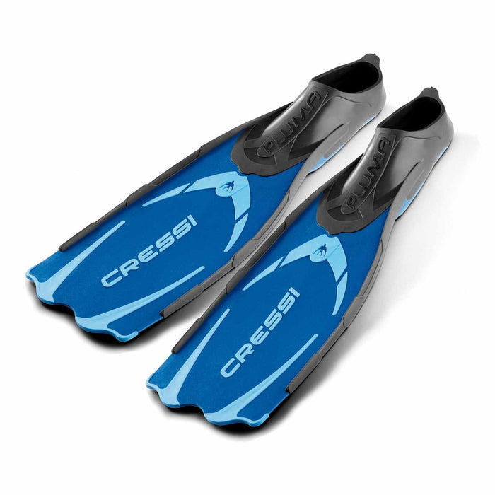 Snorkeling and Swimming Fins Pluma Blue EU 43-44-UK 8.5-9.5 Cressi CA172043