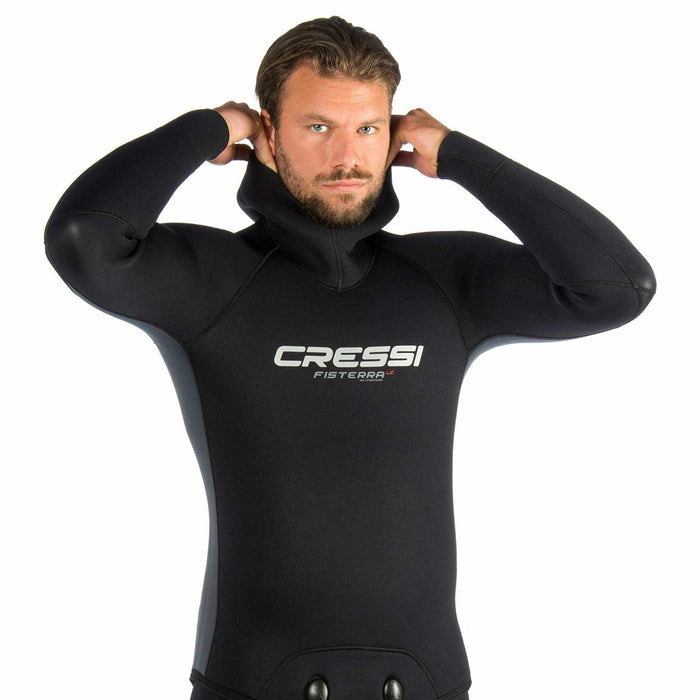 Wetsuit Top Fisterra Lc 9mm Black M-3 Cressi CLK489903CH