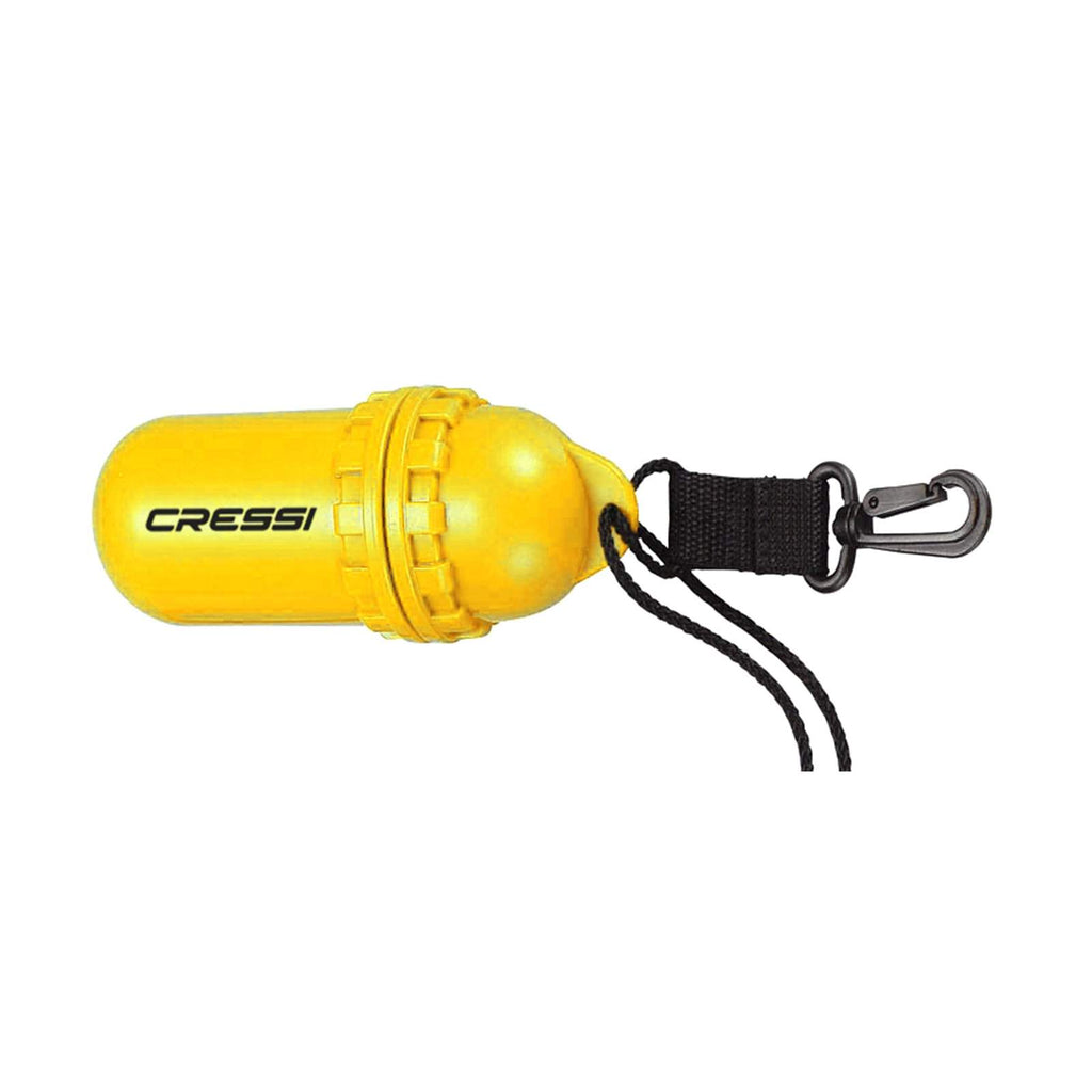 Wasserdichtes Ei Gelb 14x5cm Cressi EJA500003