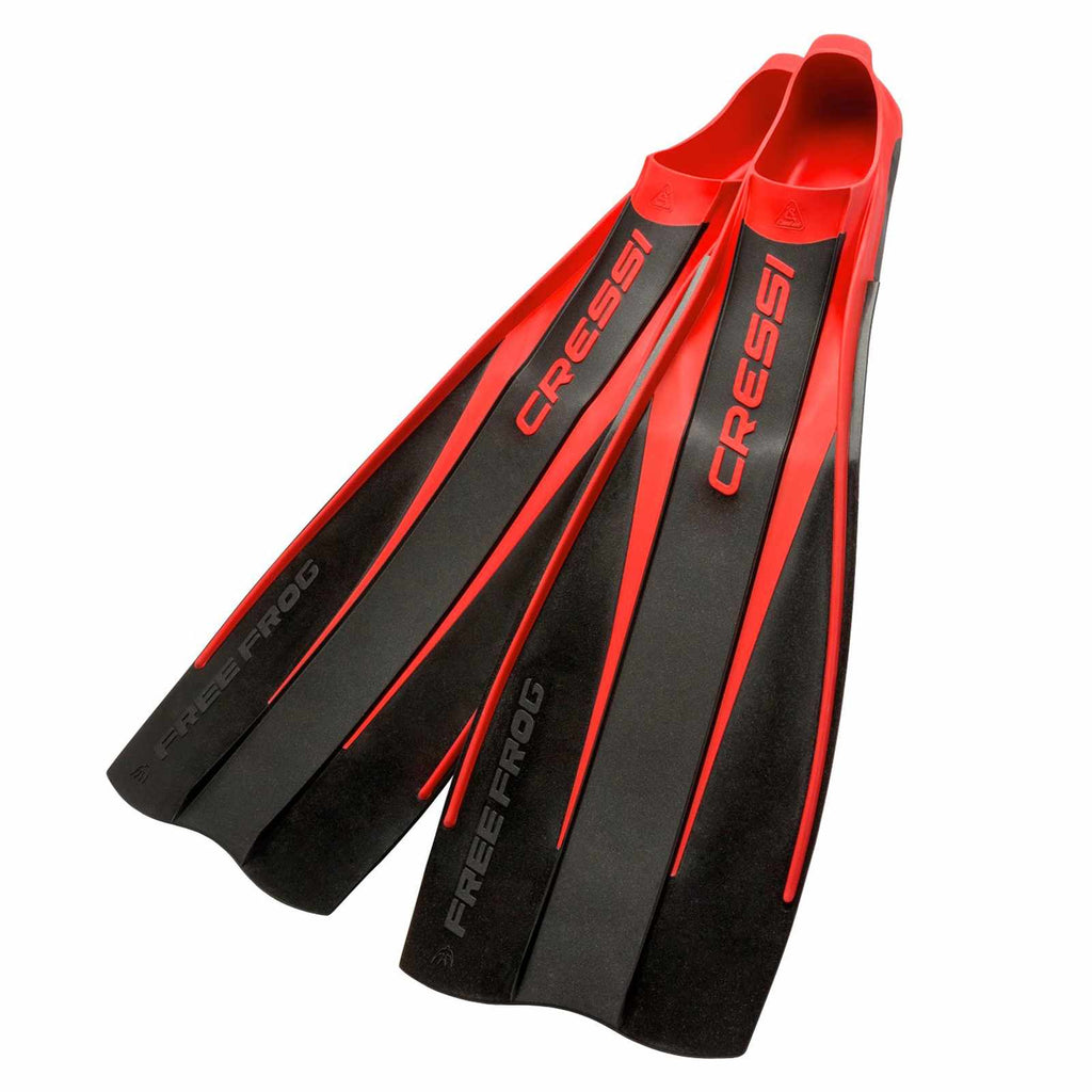 Diving Fins Free Frog Black-Red EU 45-46-UK 10-11 Cressi JBR155845