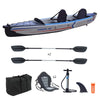 Aufblasbares Kajak Caravel 440 2 Personen-Tandem Kohala KHD440