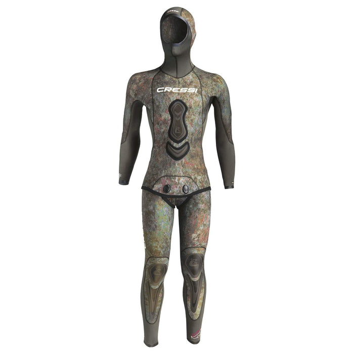 Fishing Wetsuit Bottom Seppia Ultraspan Man 3.5mm Camo S-2 Cressi LE468102
