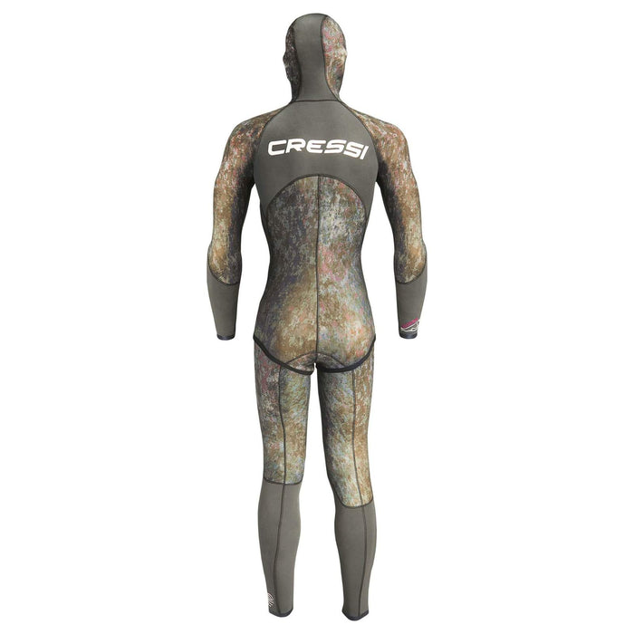 Fishing Wetsuit Bottom Seppia Ultraspan Man 3.5mm Camo S-2 Cressi LE468102