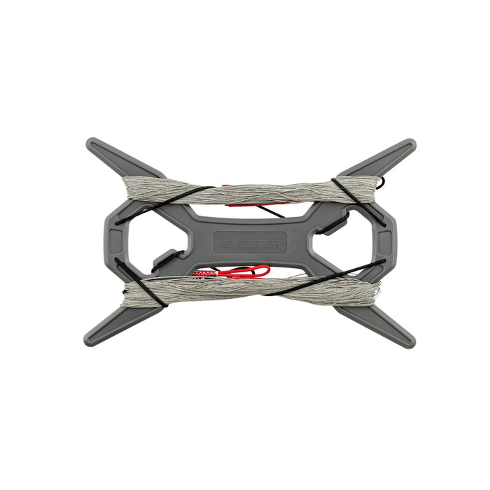 Quad Pro Kitelines Gray 4x20m 50-50kg Vector LVQ20050
