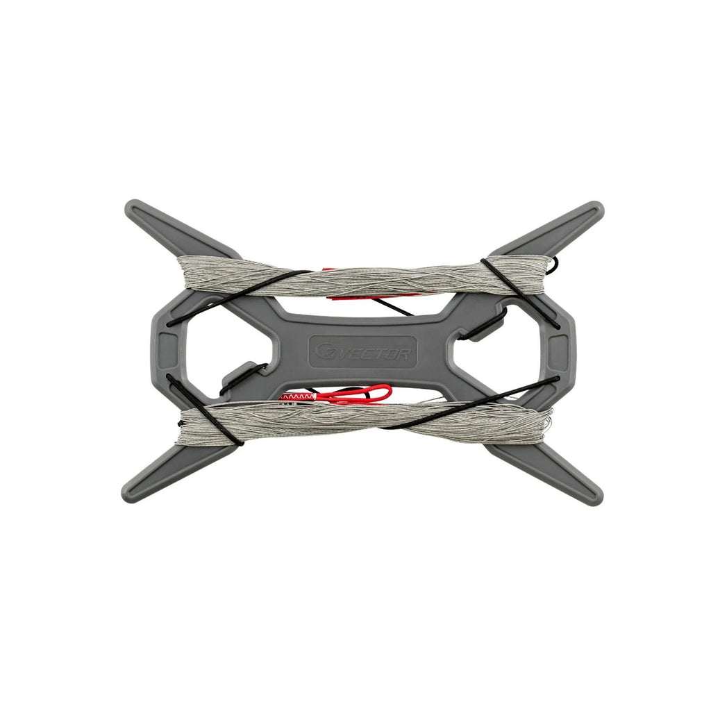 Quad Pro Kitelines Grey 4x25m 50-50kg Vector LVQ25050