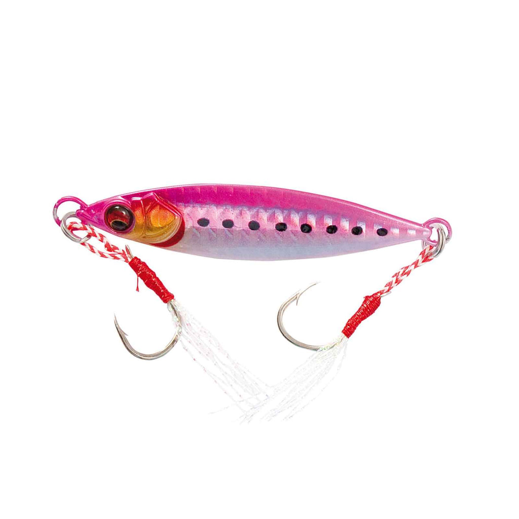 Köder Splinter Jig Metallic Pink Schwarze Punkte 30g Nomura NM42420130