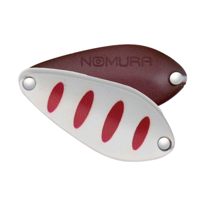 Köder Aki Löffel Weiß Rot Streifen 1,40g Nomura NM46370114