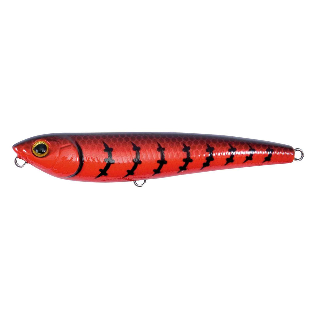 Köder Wildbleistift Rot Schwarz Gestreift 8,8cm 8g Nomura NM51876208