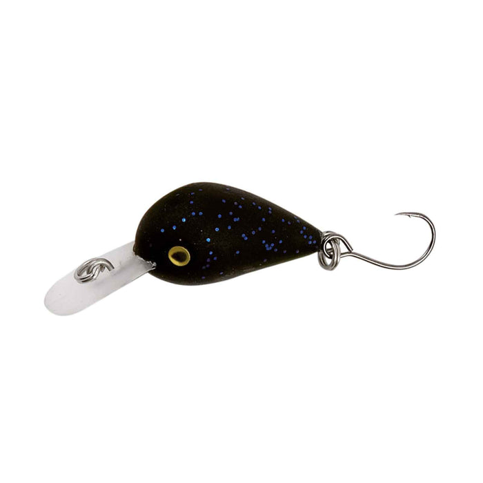 Köder Trouty Schwarz Blau Glitzer 2,5cm 2,5g Nomura NM54759202