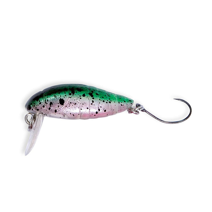 Köder Shiro Ta Silber Grün Gepunktet 2,80cm 1,8g Nomura NM61391902