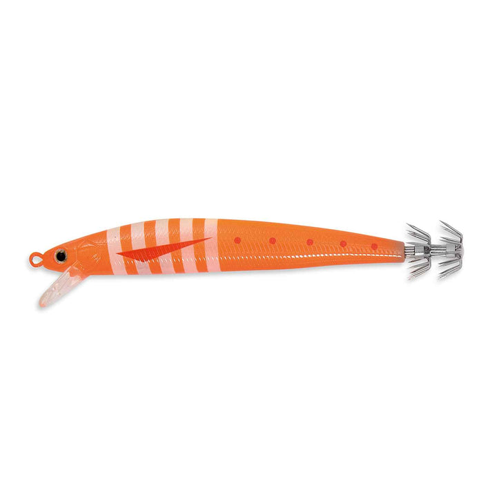 Köder Ika Calamari Fluo Orange mit Streifen 12cm 10g Nomura NM61599112