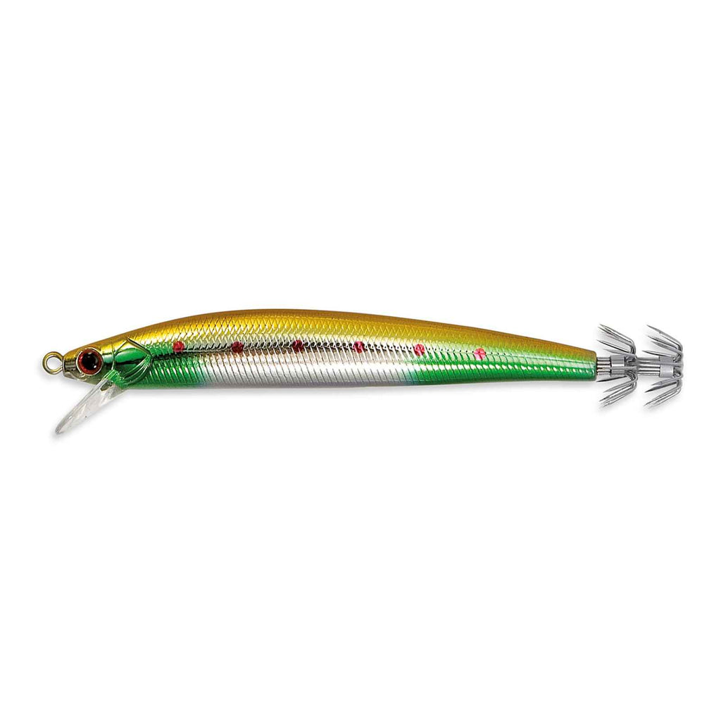 Köder Ika Calamari Silber Grün Gelb 12cm 10g Nomura NM61599612