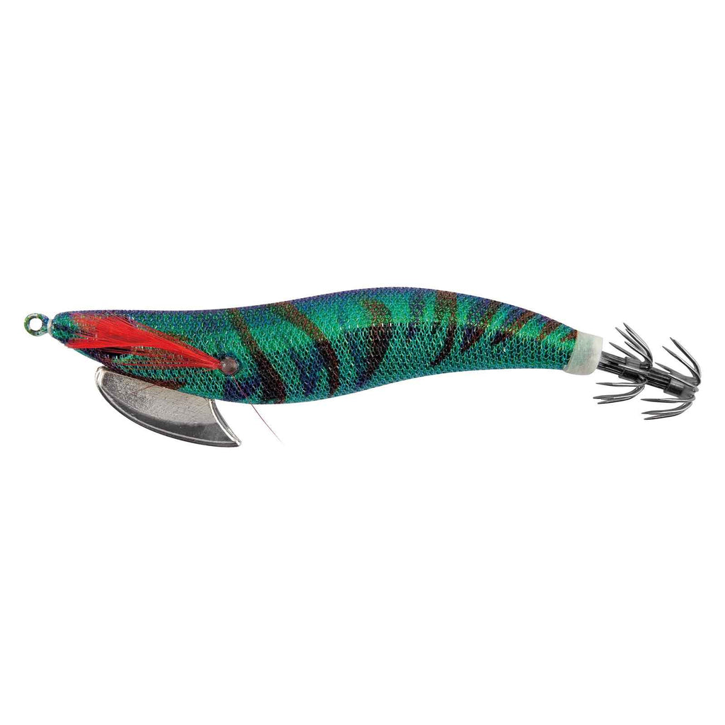 Köder Eging Meer Tintenfisch Jig Tiger Dunkelgrün Größe 3,5 Nomura NM69978035