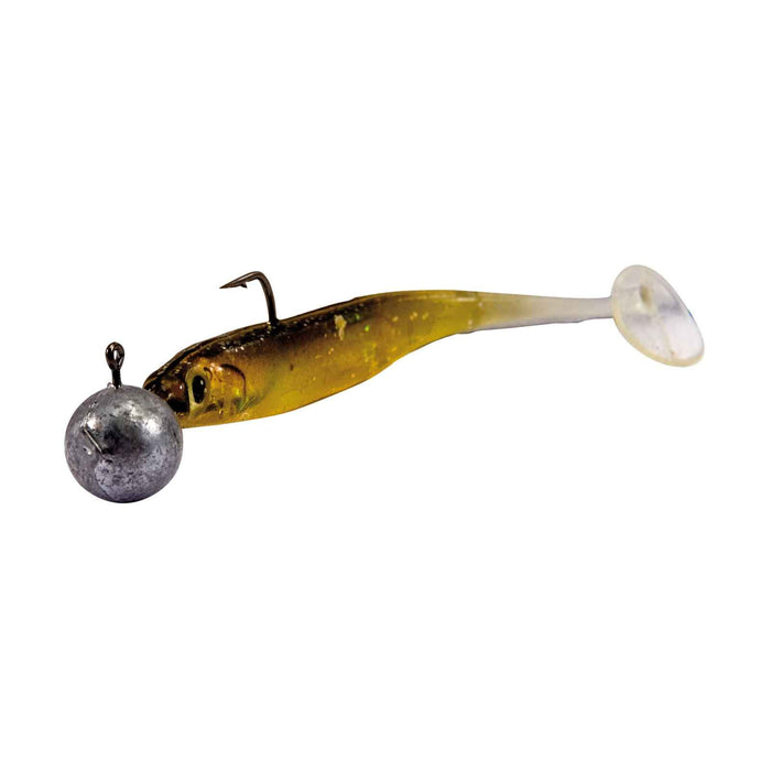 Weiche Köder Mini Echt Puls Dunkelgelb 5cm 0,7g Nomura NM73411805