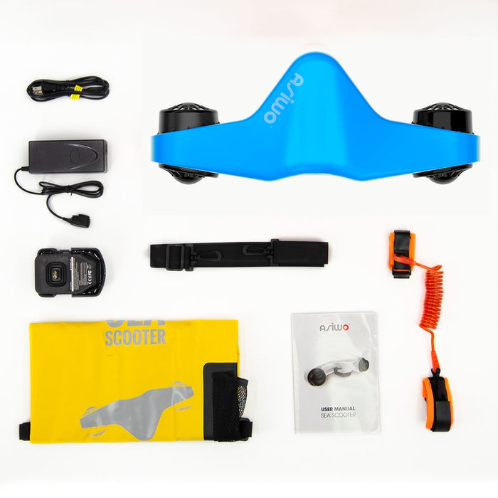 Unterwasserscooter Manta 126W Blau Asiwo SS003