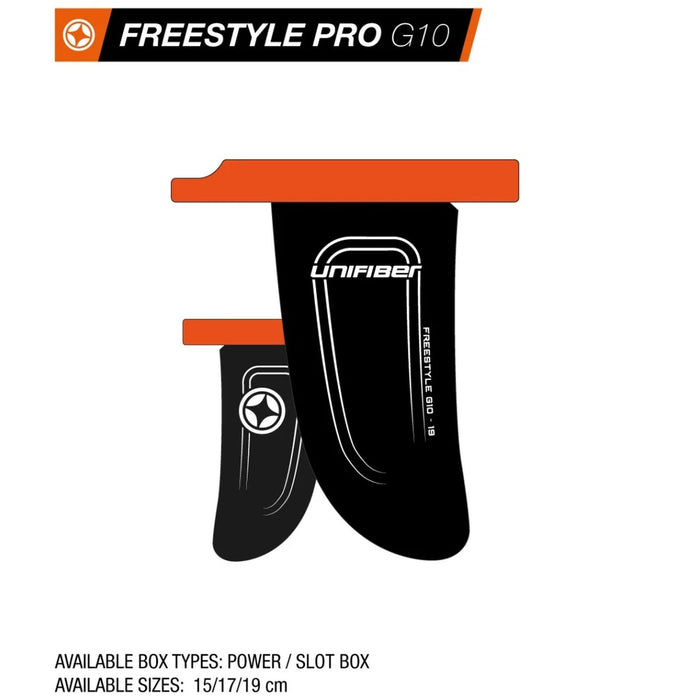 Slot Box Płetwa Freestyle PRO G10 17cm Unifiber UF035080170