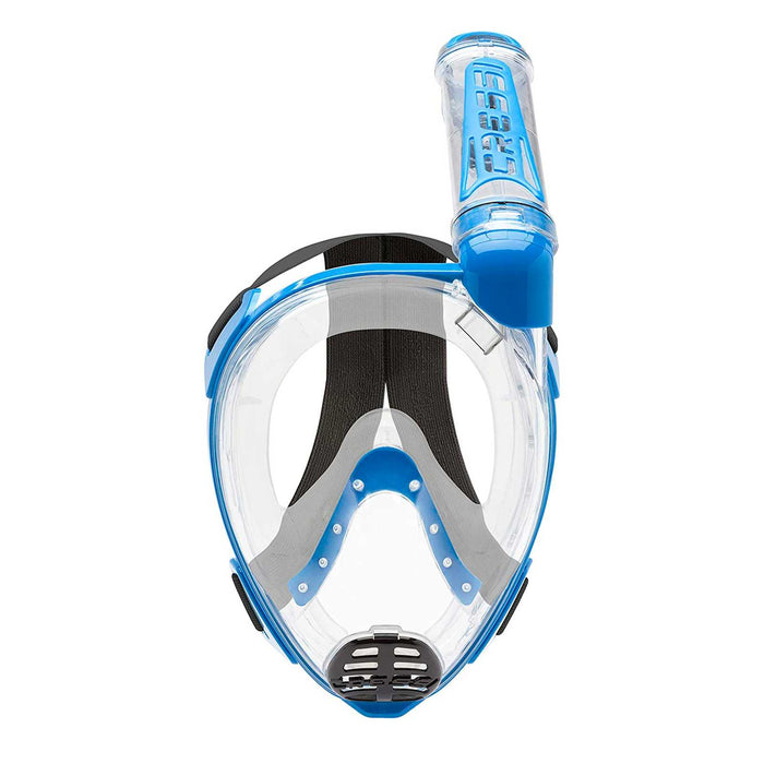 Snorkeling Full Face Mask Duke Transparent-Blue SM Cressi XDT000020